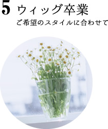 ウィッグ卒業